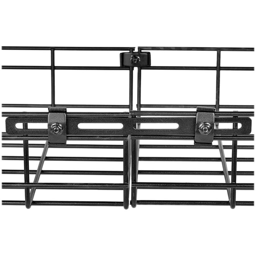 Alt View 4. Tripp Lite - Eaton Tripp Lite Series Strengthening Bar Kit for Wire Mesh Cable Trays - Cable Management Bar - Black Powder Coat - Black Powder Coat.