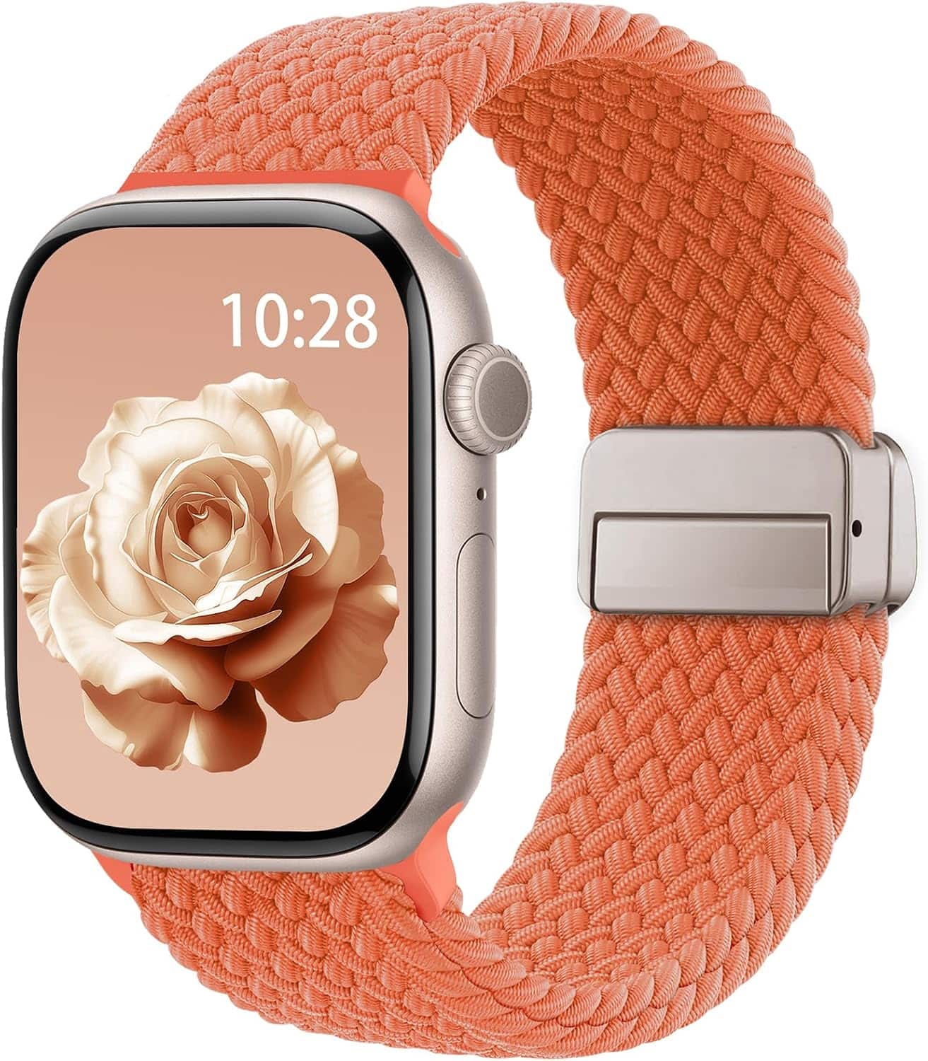 Core Tech - Braided Stretchy Magnetic Watch Band for Apple Watch 44/45/46/49mm & 42mm Series 1-3 - Turmeric price history on PriceWatchPro