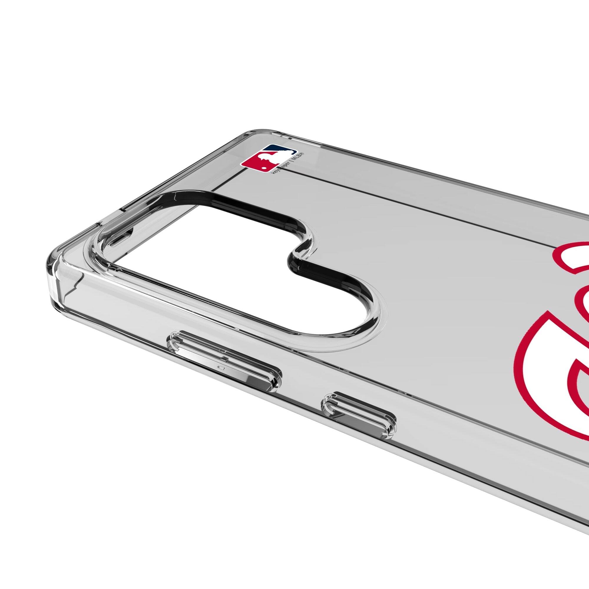 Alt View 2. Keyscaper - Washington Nationals Galaxy Text Backdrop Clear Case - S23 Ultra - Multicolor.