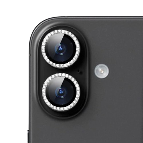 Clear wiyh Silver Rhinestones