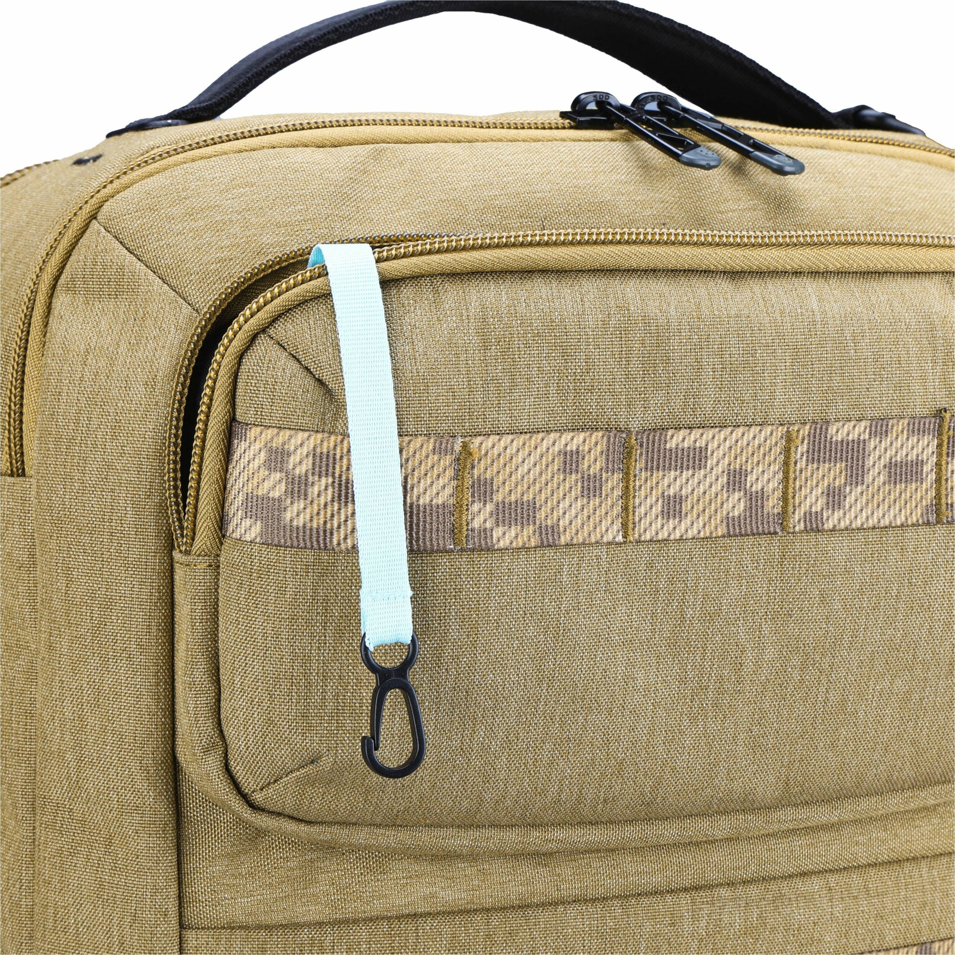 Alt View 30. Swissdigital Design - BERG Hybrid TSA-Friendly Briefcase With USB Charging Port  RFID Protection and Fits Up to 16″ Laptop - Dark Khaki.