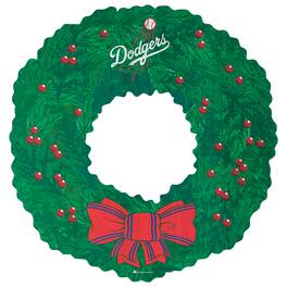 Fan Creations - Los Angeles Dodgers 16'' Team Wreath Sign - Green
