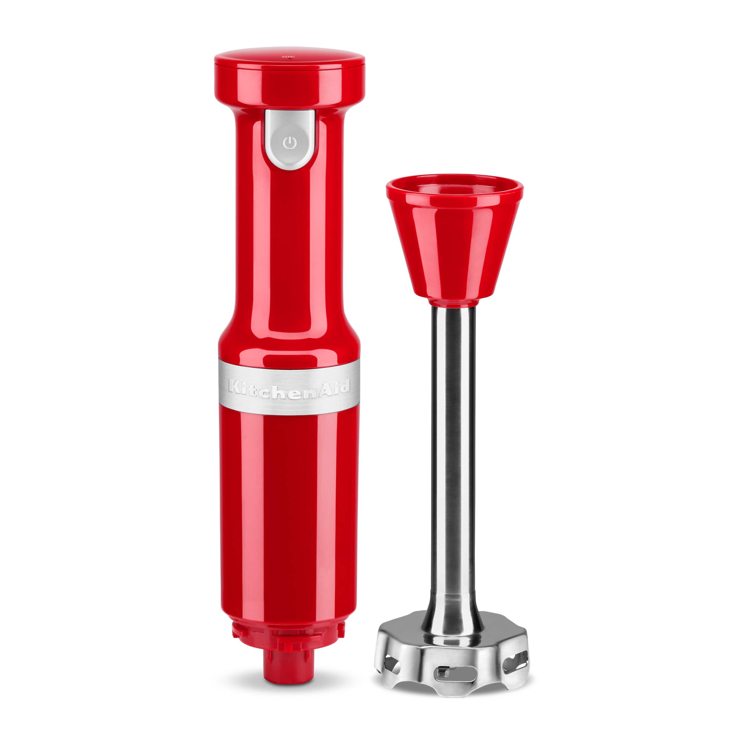 Left Zoom. KitchenAid - Cordless Variable Speed Hand Blender - Empire Red.