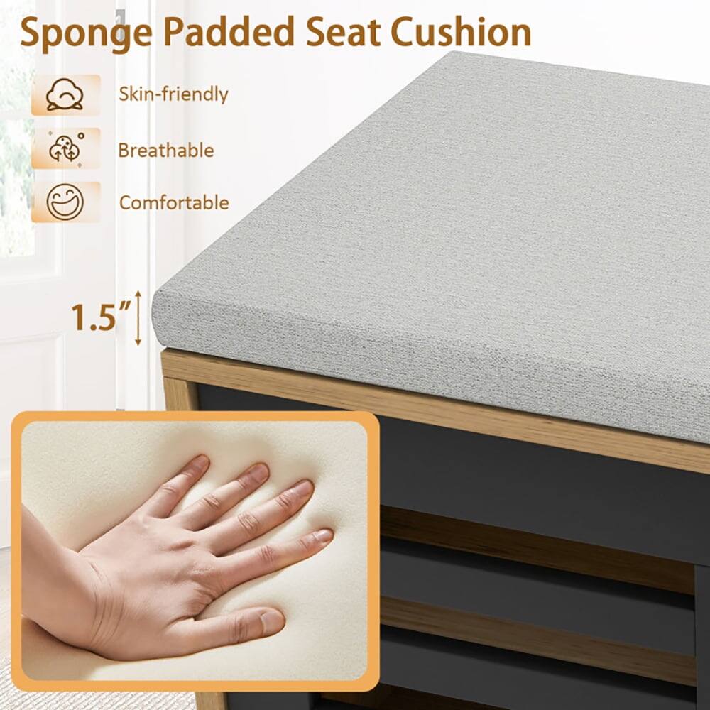 Sponge Padded Seat Cushion

- Skin-friendly
- Breathable
- Comfortable

1.5"