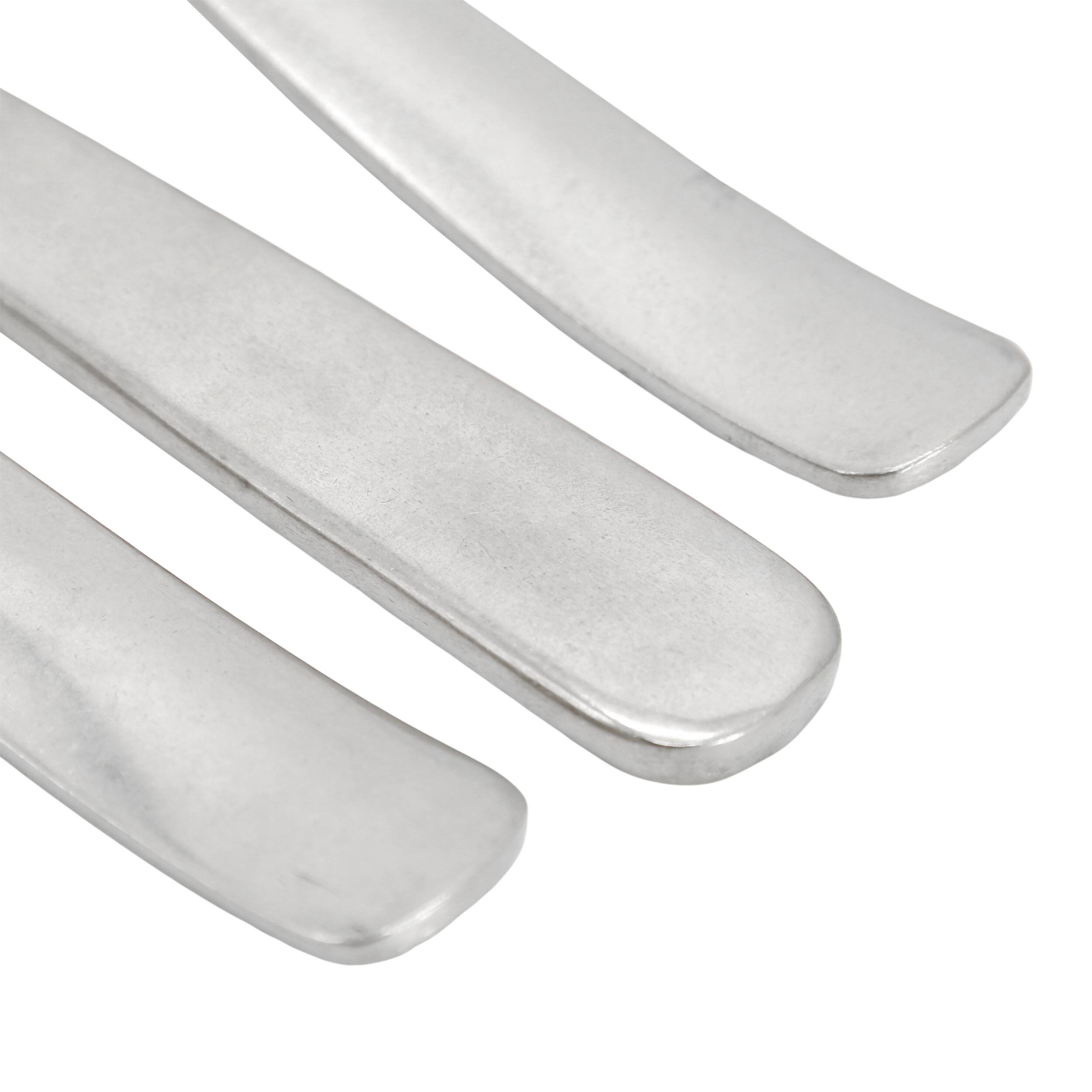 Alt View 3. Gibson - Gibson Home Hulton 20 Piece Stainless Steel Flatware Set in Silver - Silver.