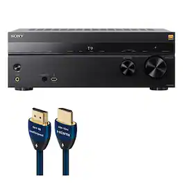 Sony - STR-AN1000 7.2 Channel 8K AV Receiver with AudioQuest SKY 3m HDMI Cable - Black