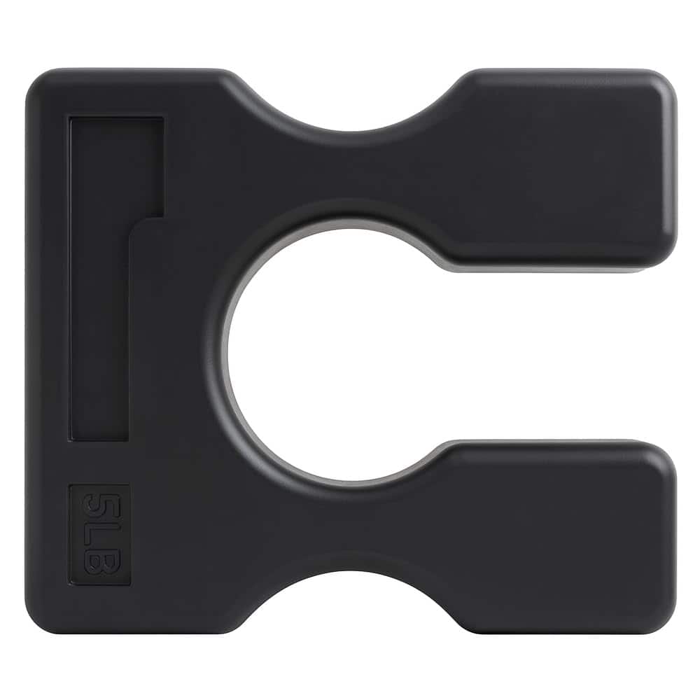 Amber Sporting Goods - Body-Solid 5lb Weight Stack Adapter Plate (WSA5) – Add Extra Resistance to Weight Machines - Black