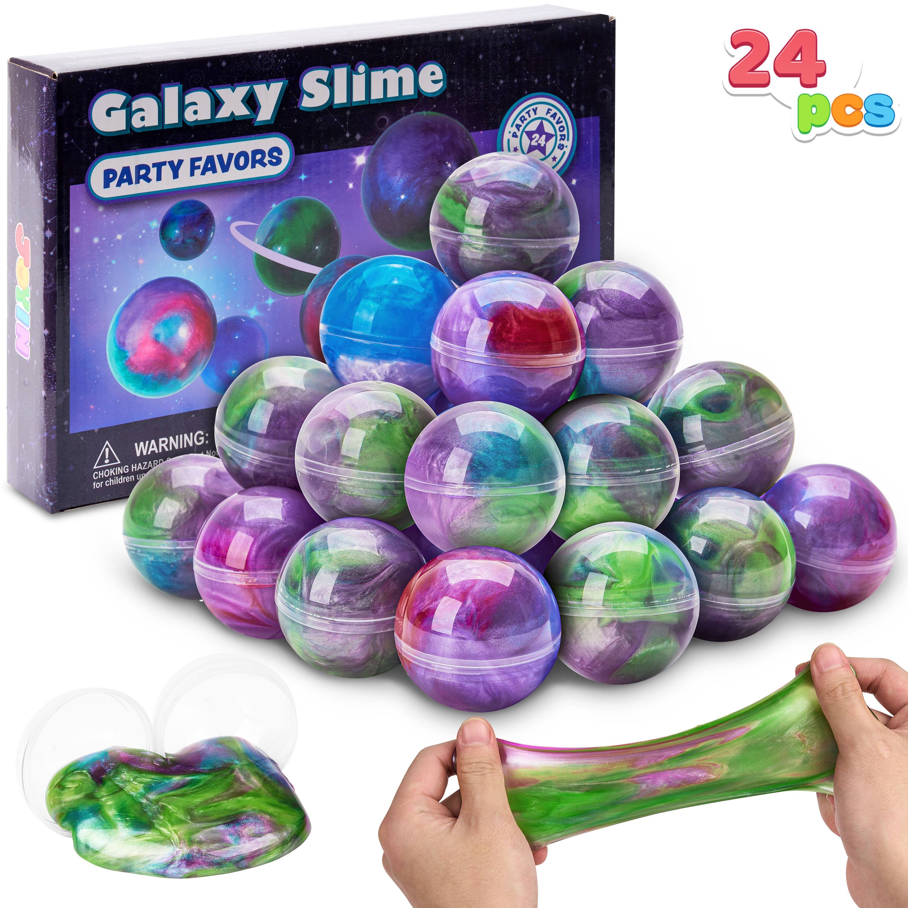 Galaxy Slime PARTY FAVORS 24 PARTY FAVORS

WARNING: CHOKING HAZARD - Small parts. Not for children under 3 years.