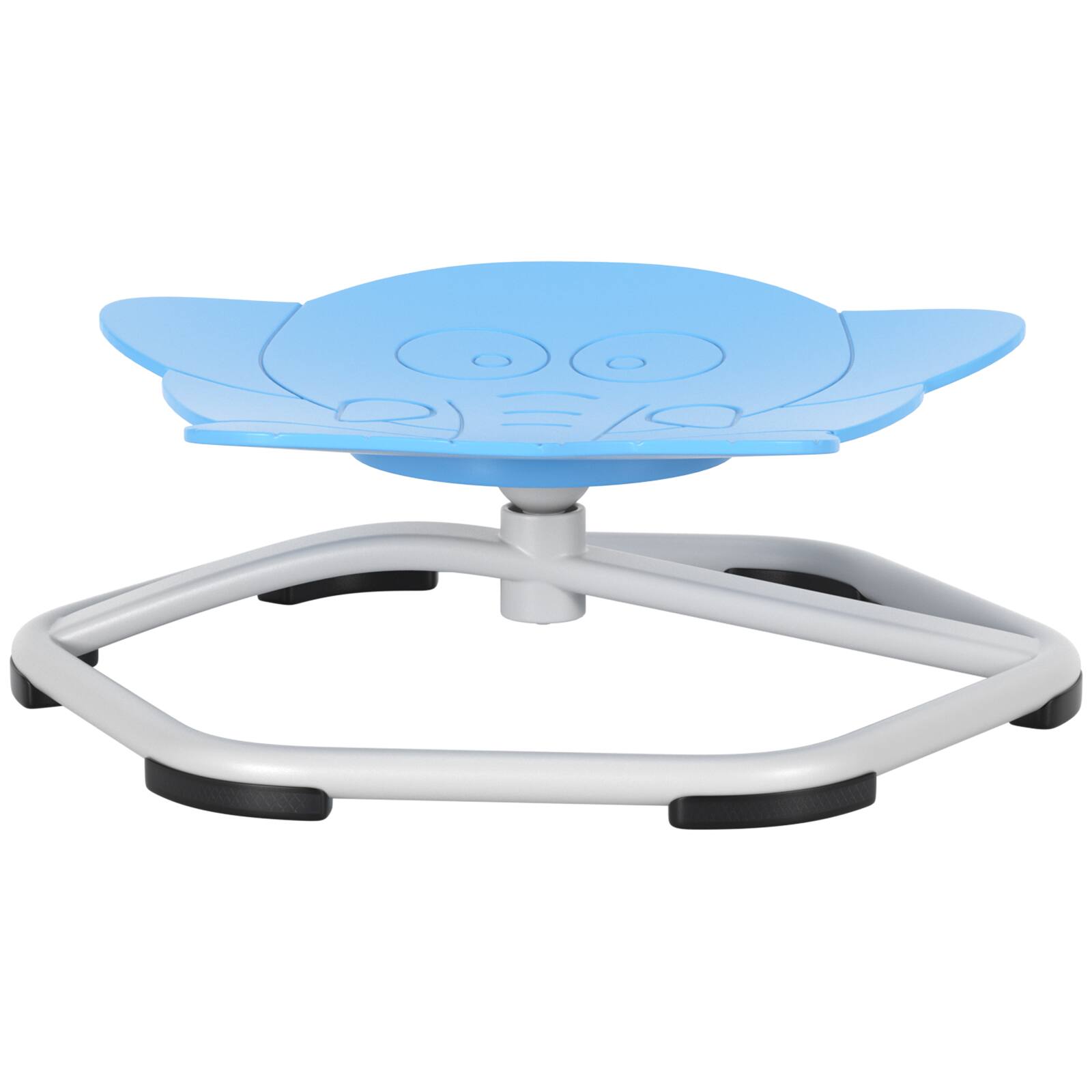 Alt View 4. Topteng - Kids 360° Sensory Spin Chair - Fish Design, Balance Training Tool, 220lbs Capacity, for Sitting/Kneeling/Spinning - Blue.