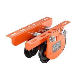 VEVOR - Electric Hoist Manual Trolley, 2200 lbs/1 Ton Capacity for PA200 PA250 PA300 PA400 PA500, Push Beam Trolley - Orange