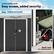 DOUBLE SLIDING DOORS, Easy access, added security, Padlock not included, 3.1 ft, 5 ft, Small ramp for wheeled items