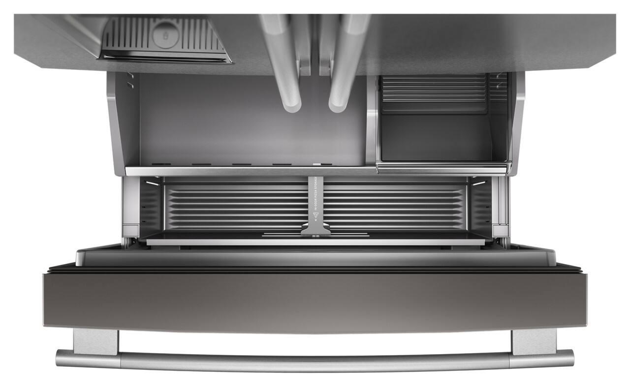Alt View 11. KitchenAid - KitchenAid - 23.1 Cu.Ft Counter-Depth French Door Refrigerator with Intelligent Auto Fill - PrintShield Stainless.