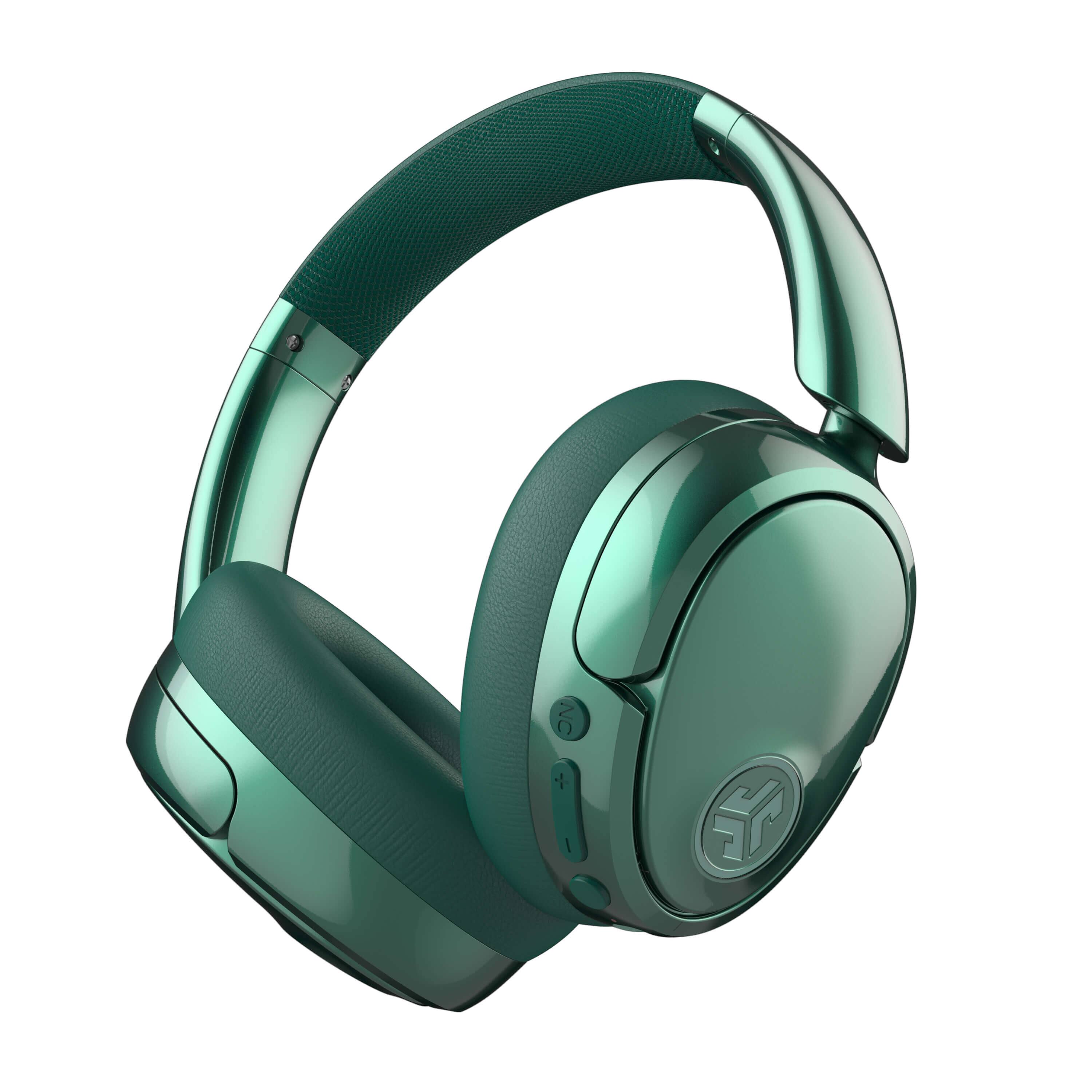 Alt View 1. JLab - JBuds Lux ANC Wireless Bluetooth Over-Ear Headphones with Active Noise Cancelling, Spatial Audio & 70+ Hour Battery - Jélle Fir Sure.