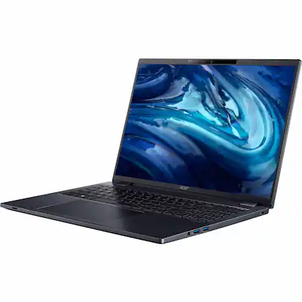 Front. Acer - TravelMate P4 P416-41 16" Laptop - AMD Ryzen 5 PRO with 16GB Memory - 512 GB SSD - Slate Blue.