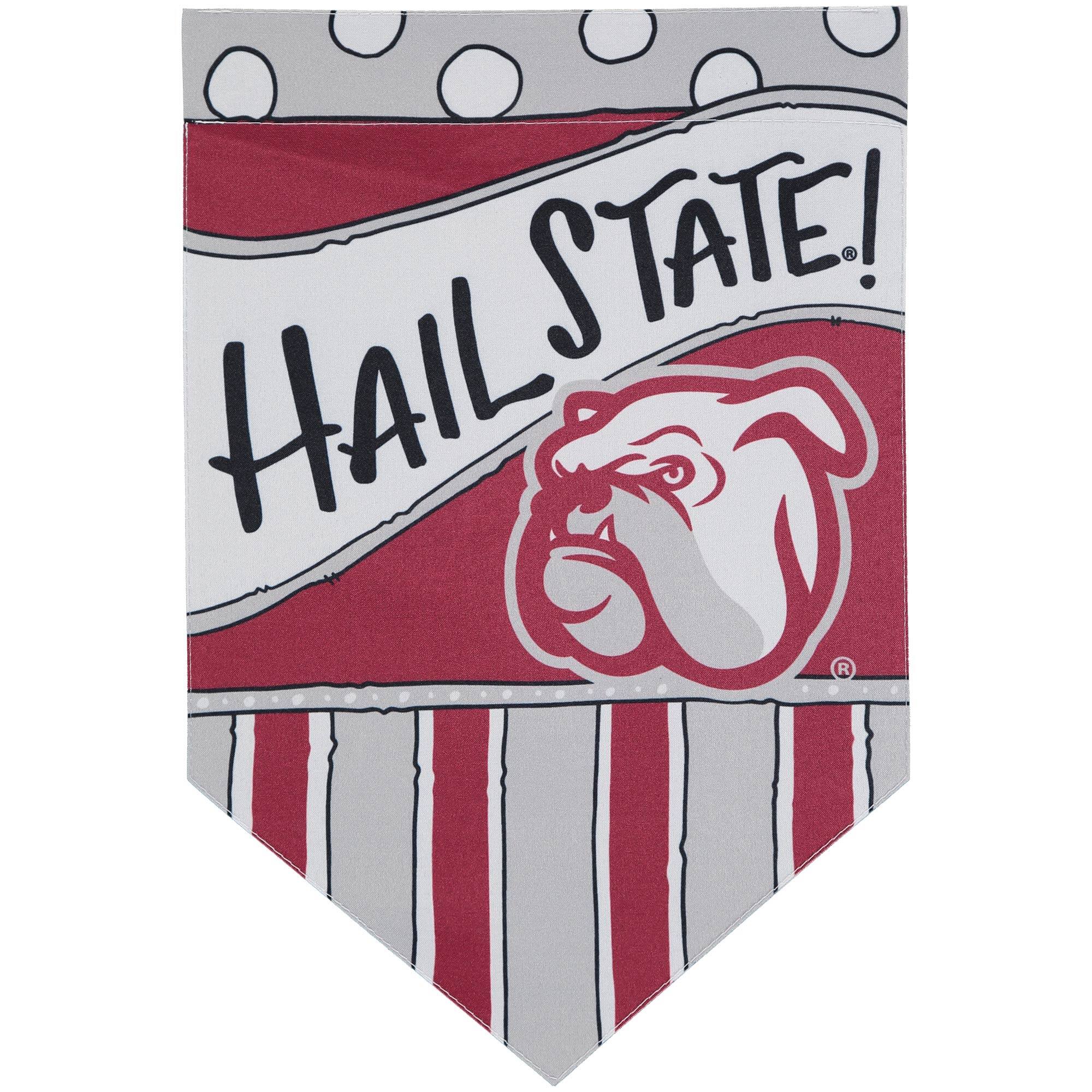 Magnolia Lane - Mississippi State Bulldogs 12'' x 18'' Dots & Stripes Double-Sided Flag - Multicolor