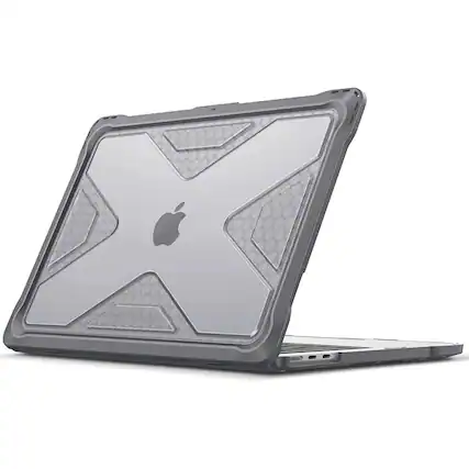 Front. Kitcheniva - Rugged Protective Case For MacBook Air 13.6 Inch M4 A3240 Durable Hard Cover Gray - Gray.