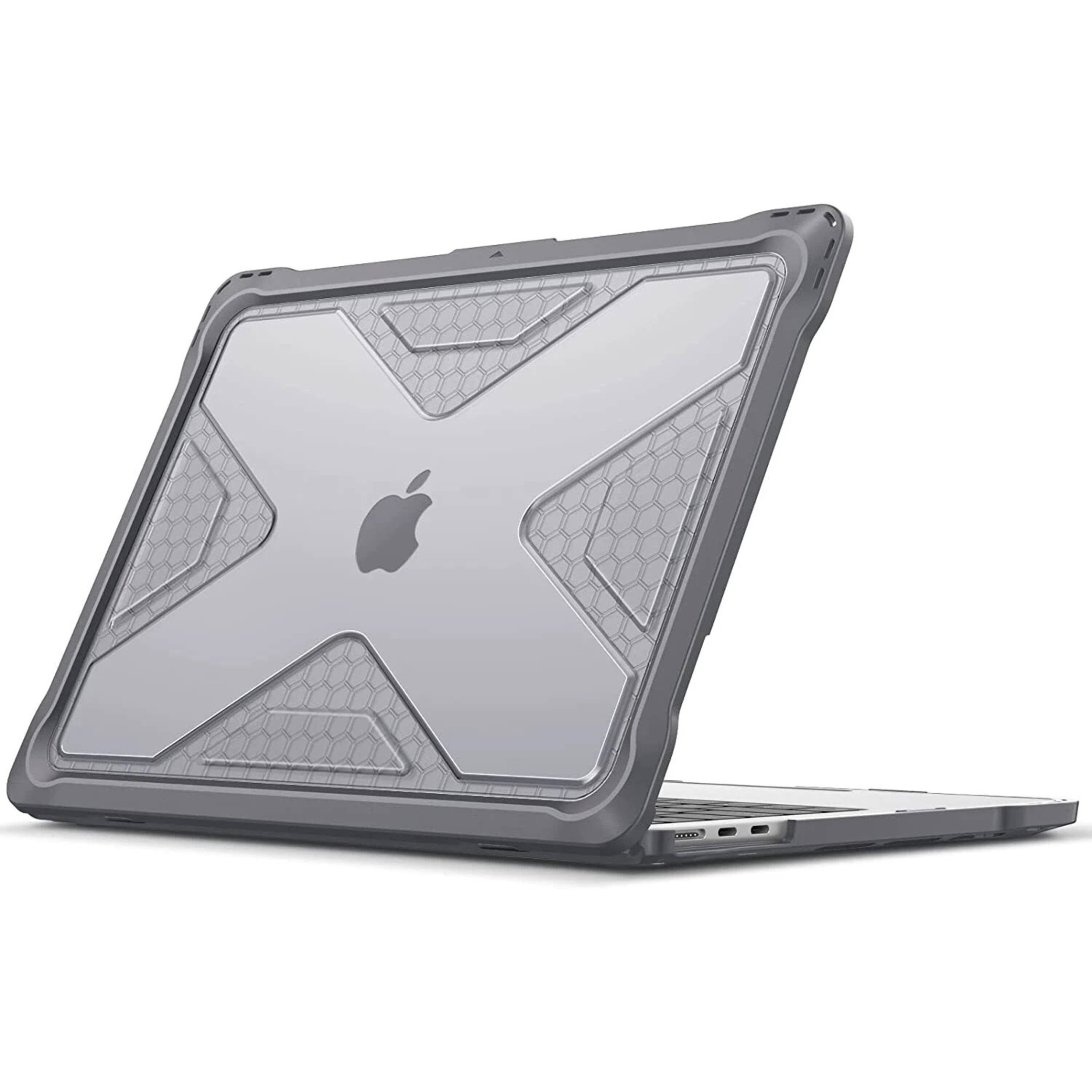 Kitcheniva - Rugged Protective Case For MacBook Air 13.6 Inch M4 A3240 Durable Hard Cover - Gray