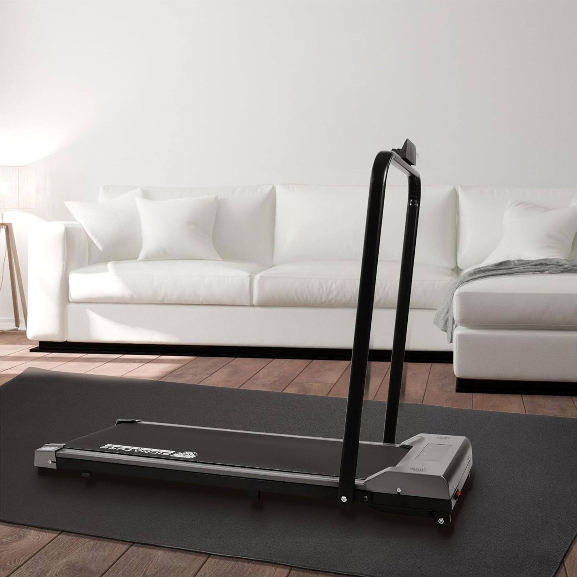 Alt View 3. BalanceFrom Fitness - BalanceFrom Fitness 6' x 12' High Density Gym Equipment Mat for Floor Protection - Black.