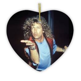 OrnamentallyYou - Robert Plant Led Zeppelin Christmas Ornament - Multi-colored