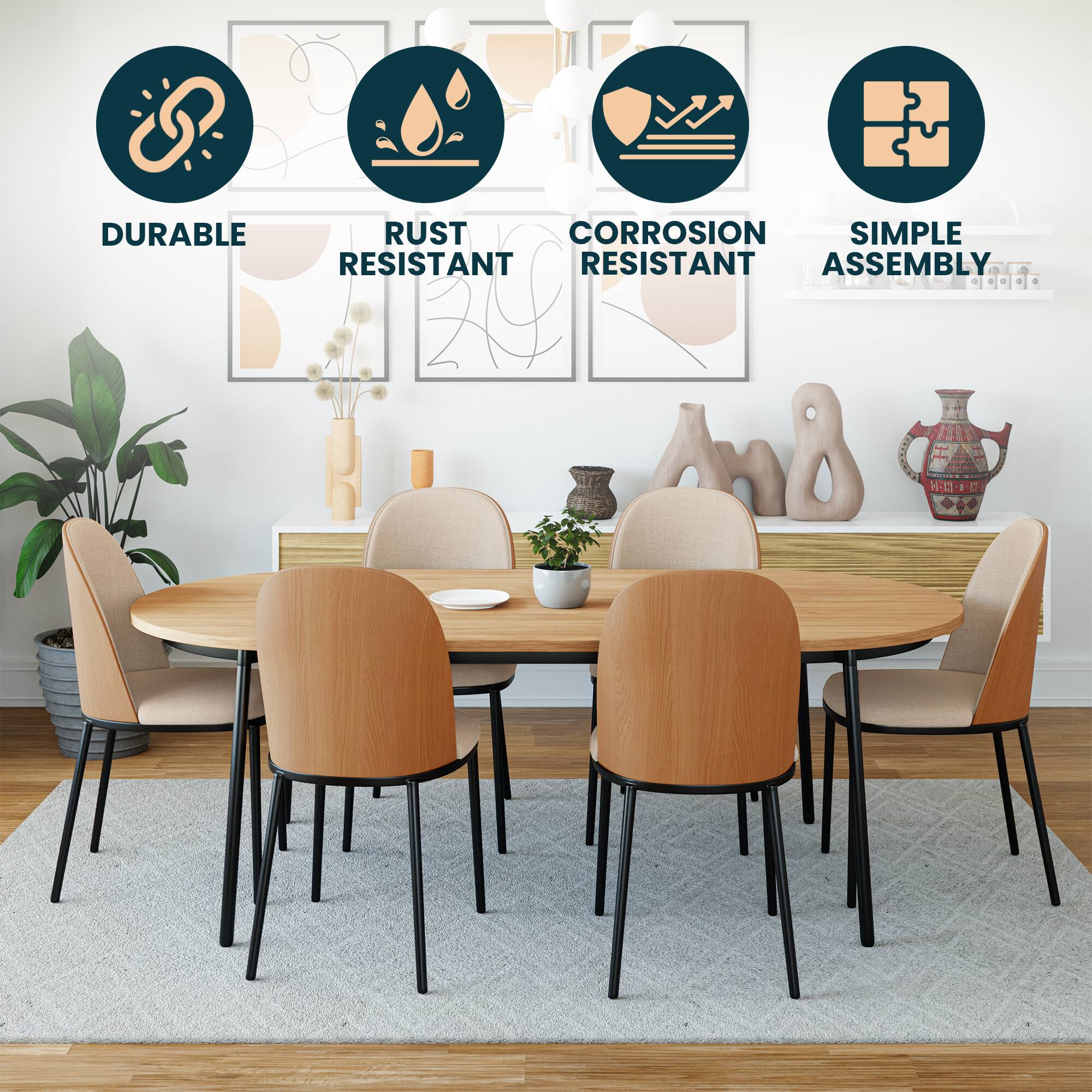 DURABLE RUST RESISTANT CORROSION RESISTANT SIMPLE ASSEMBLY