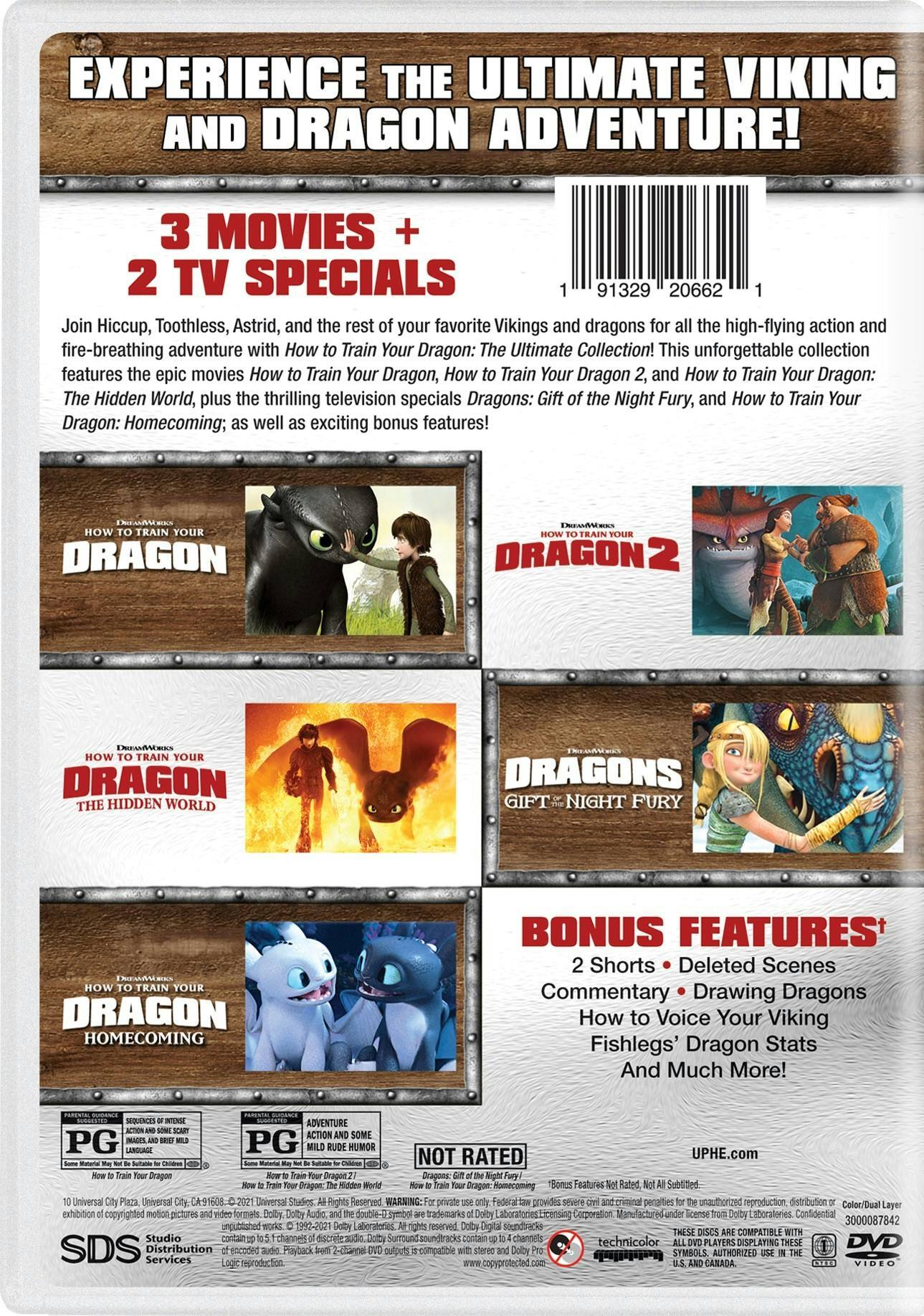 Angle. How to Train Your Dragon: Ultimate Collection (Box Set) [DVD].