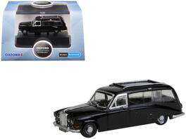 Daimler DS420 Hearse 1/148 (N) Scale Diecast Model Car by Oxford Diecast - Black