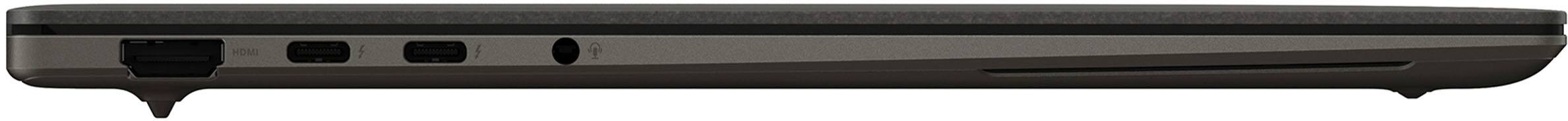 Alt View 10. ASUS - Zenbook S 14 14" 3K OLED Touch Screen Laptop - Copilot+ PC - Intel Core Ultra 7 - 32GB RAM - 1TB SSD - Zumaia Gray.