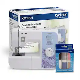 Brother - XM2701 Sewing Machine with Built In Needle Threader and Thread Bundle