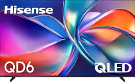 Hisense - 85" Class QD6 Series Hi-QLED 4K UHD HDR Smart Fire TV (2025)