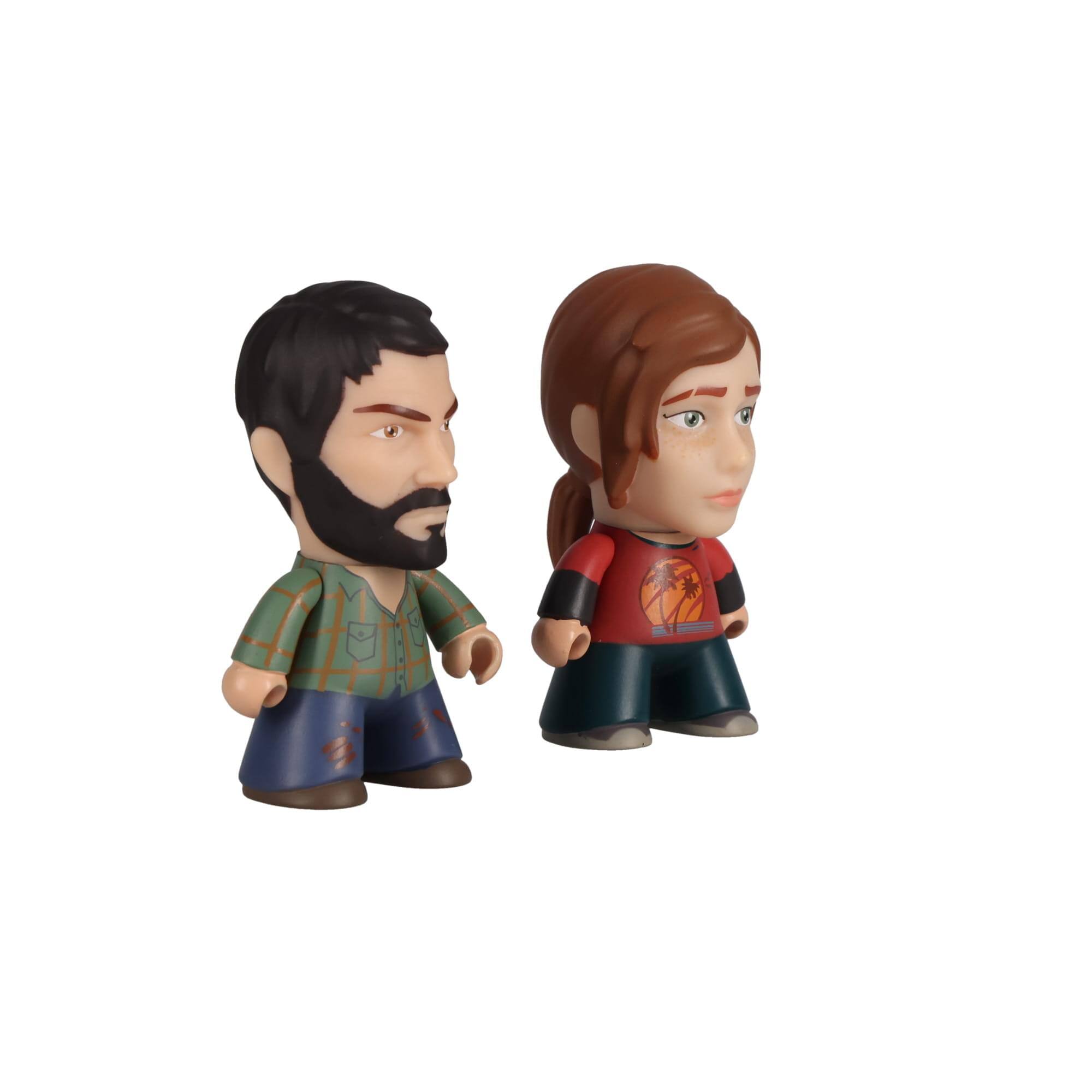 Alt View 5. BBC - The Last of Us 3" Joel & Ellie Vinyl Figures - White.
