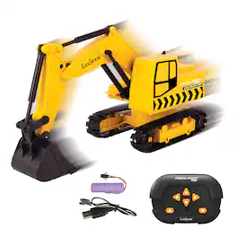 Lexibook - Crosslander PRO Radio Controlled Excavator with Articulated Arm