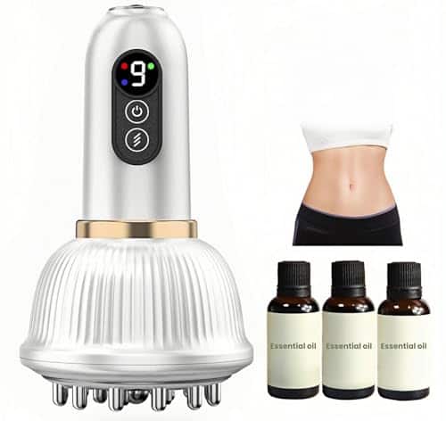 Vulpecula Spade - Lymphatic Drainage Massager for Legs, Arms & Belly – Anti Cellulite & Stretch Marks Reduction Tool with Microcurrent,