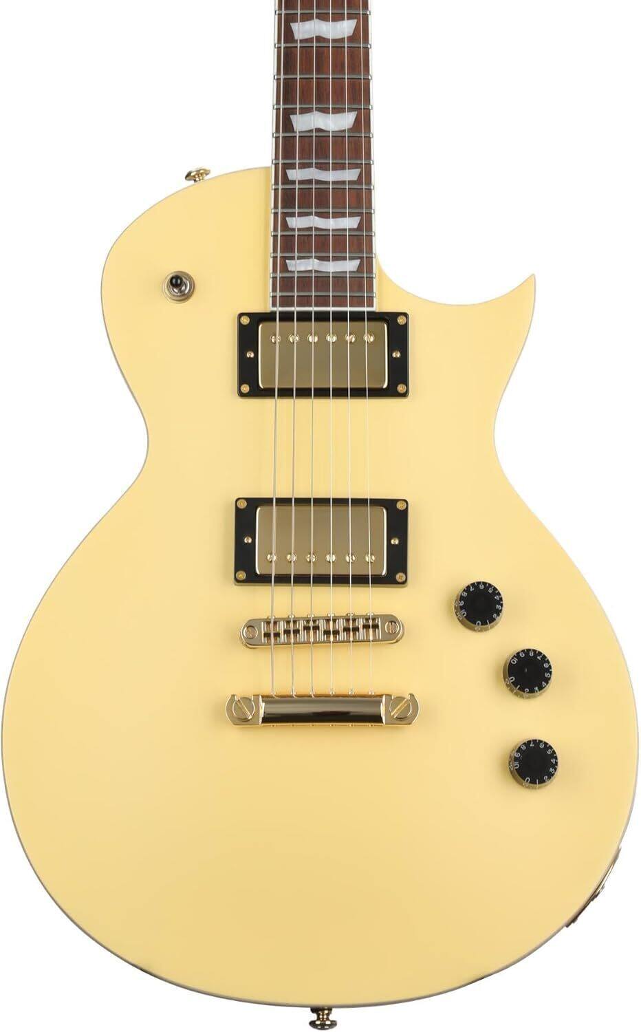 Back. ESP - ESP LTD EC-256 Electric Guitar, Vintage Gold Satin.