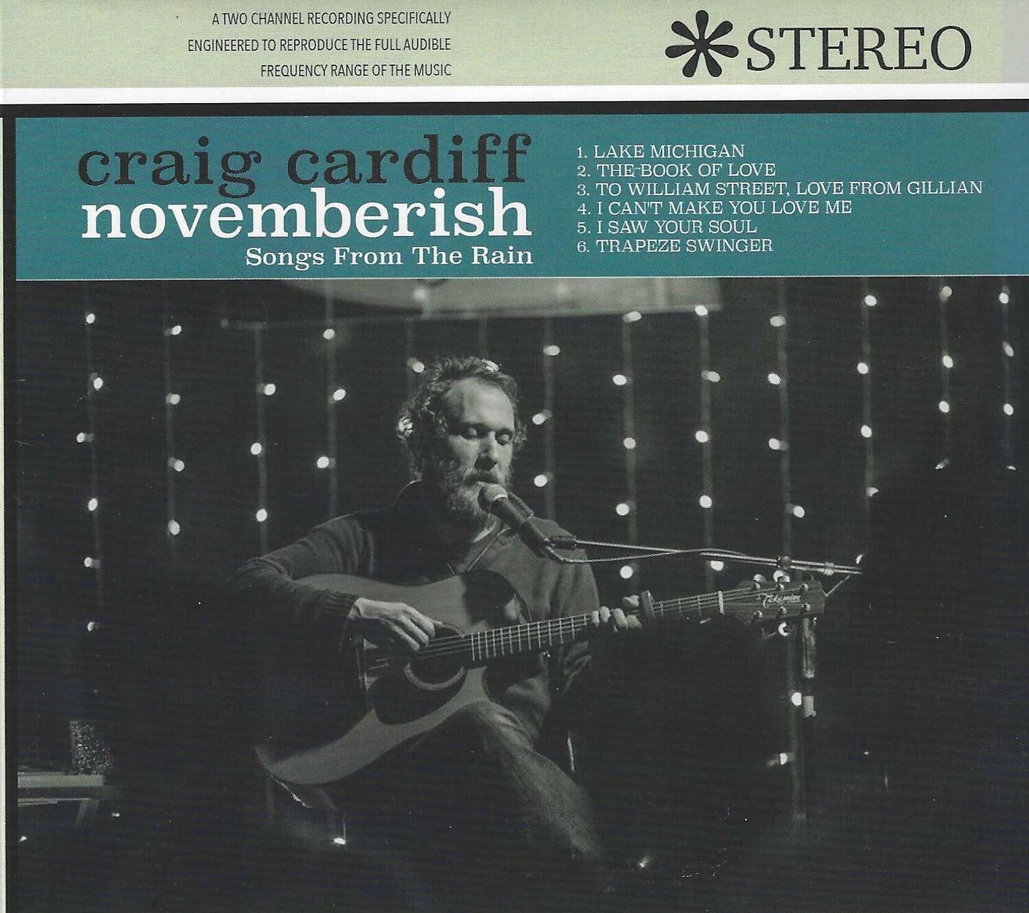 Craig Cardiff - Novemberish (Songs From The Rain)  - COMPACT DISCS