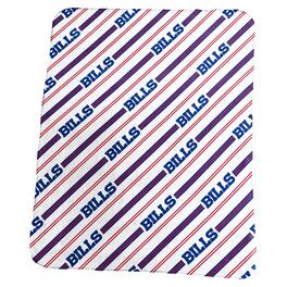 Logo Brands - Buffalo Bills 50" x 60" Classic Vertical Stripe Fleece Throw Blanket - Multicolor