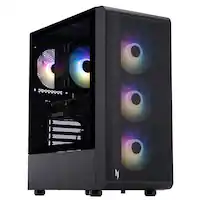 Acer - Nitro 60 N60-180-UB34 Gaming Desktop - AMD Ryzen 7 7700 - 32GB DDR5 Memory - NVIDIA GeForce RTX 5070 Ti - 2TB SSD - Black - Front_Zoom