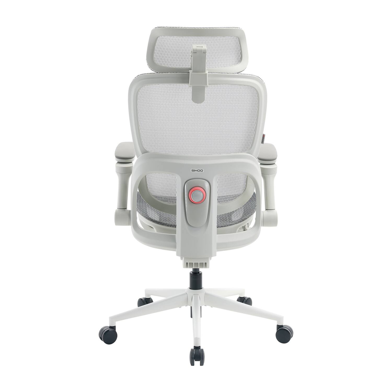 Angle. SIHOO - B300 Pro Ergonomic Mesh Chair, 6D Armrest, 3D Headrest Office Chair for Adult, Seat Depth, Home & Gaming,  330lbs - Gray.