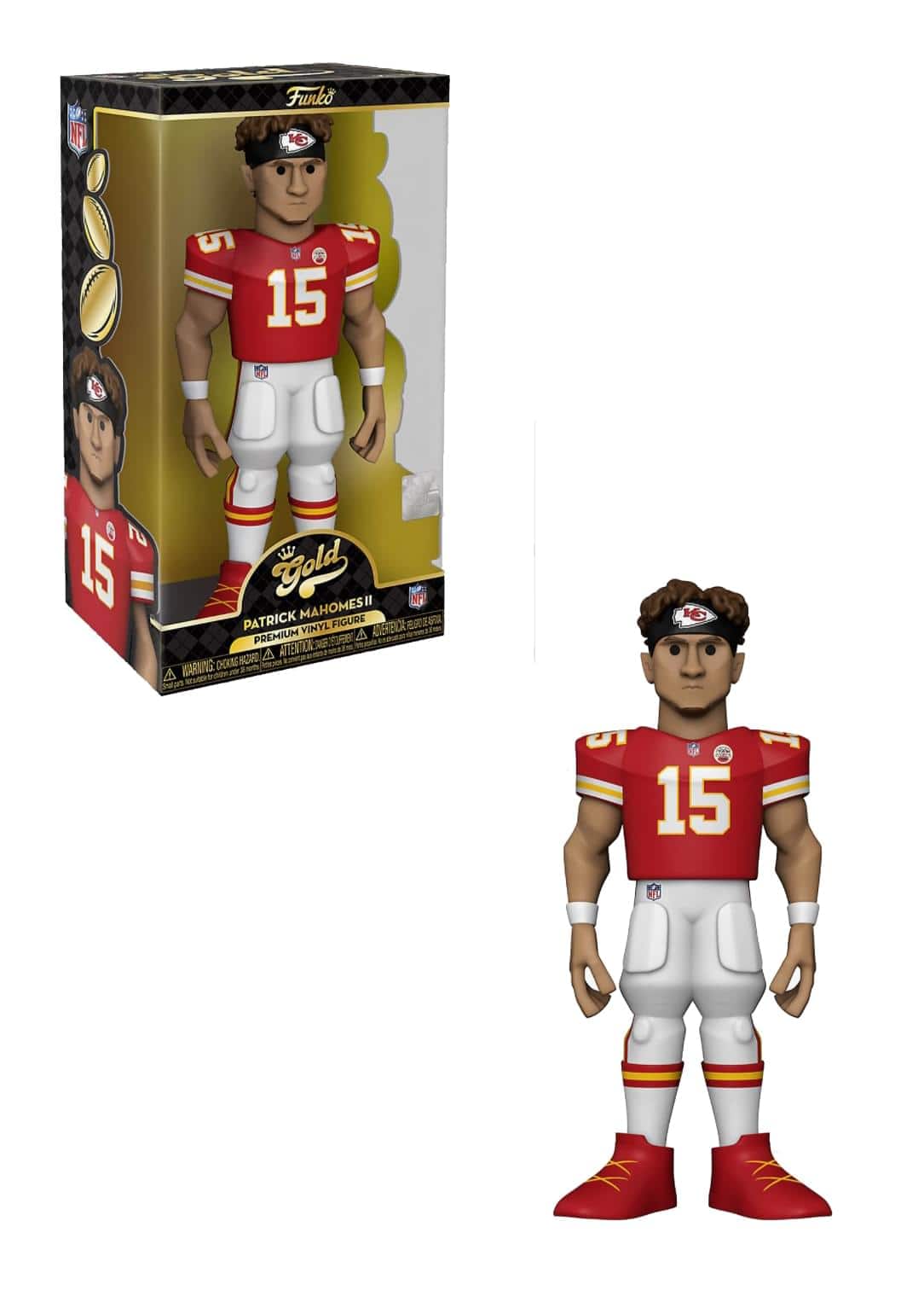 Kansas City Chiefs NFL Funko Gold 12 Inch Vinyl Figure | Patrick Mahomes - Red price history on PriceWatchPro