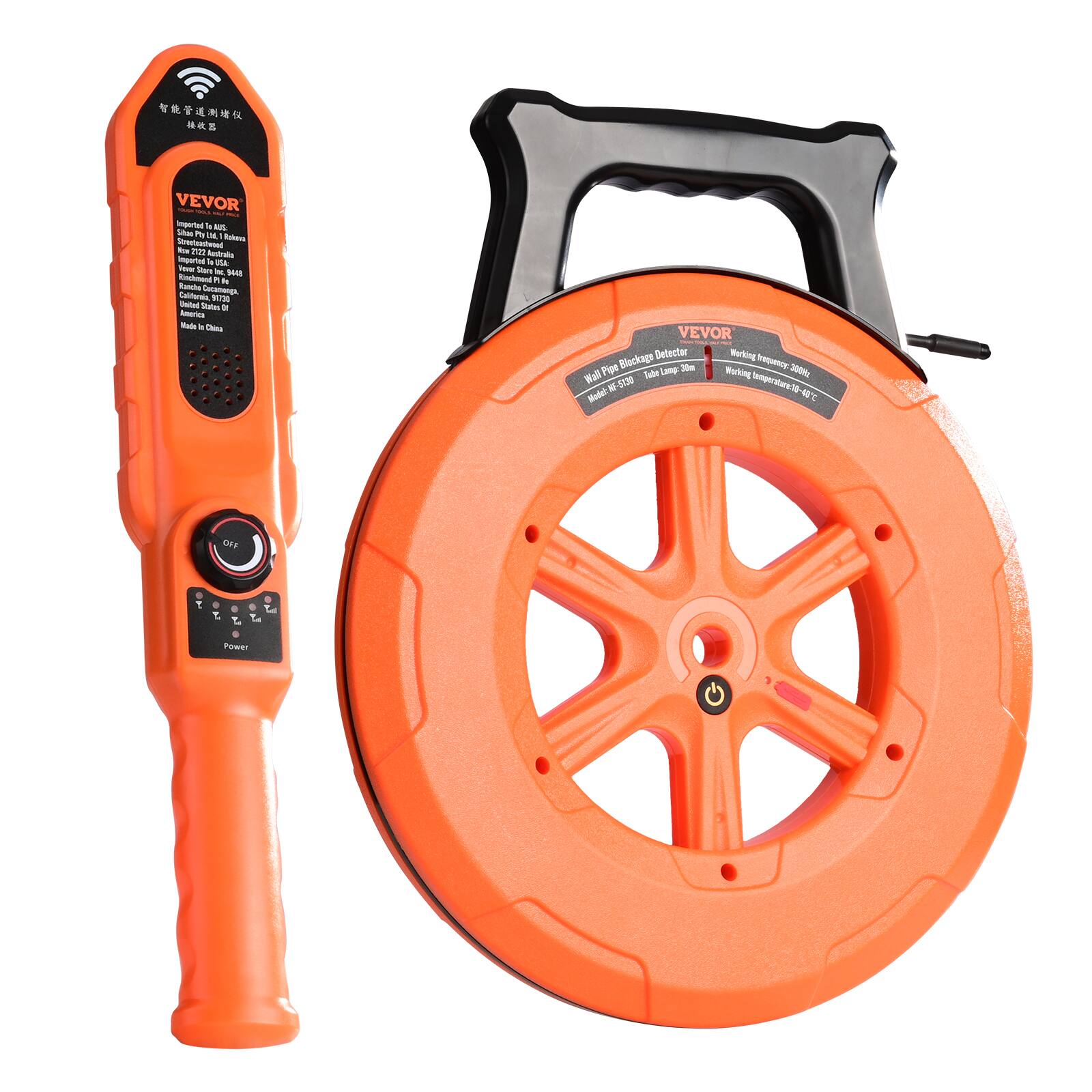 VEVOR  
Wall Pipe Blockage Detector  
Working Range: 30m  
Working Temperature: -10°C to 40°C  
Made in China  

VEVOR  
Wall Pipe Blockage Detector  
Working Range: 30m  
Working Temperature: -10°C to 40°C  
Made in China  

VEVOR  
Wall Pipe Blockage Detector  
Working Range: 30m  
Working Temperature: -10°C to 40°C  
Made in China  

VEVOR  
Wall Pipe Blockage Detector  
Working Range: 30m  
Working Temperature: -10°C to 40°C  
Made in China  

VEVOR  
Wall Pipe Blockage Detector  
Working Range: 30m  
Working Temperature: -10°C to 40°C  
Made in China  

VEVOR  
Wall Pipe Blockage Detector  
Working Range: 30m  
Working Temperature: -10°C to 40°C  
Made in China  

VEVOR  
Wall Pipe Blockage Detector  
Working Range: 30m  
Working Temperature: -10°C to 40°C  
Made in China  

VEVOR  
Wall Pipe Blockage Detector  
Working