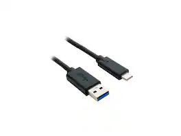 Nippon Labs - 60USB3-31CA-3 USB Type-C Male to USB 3.0 (G1) A Male Cable, 3 ft. USB-C To A Black Cable