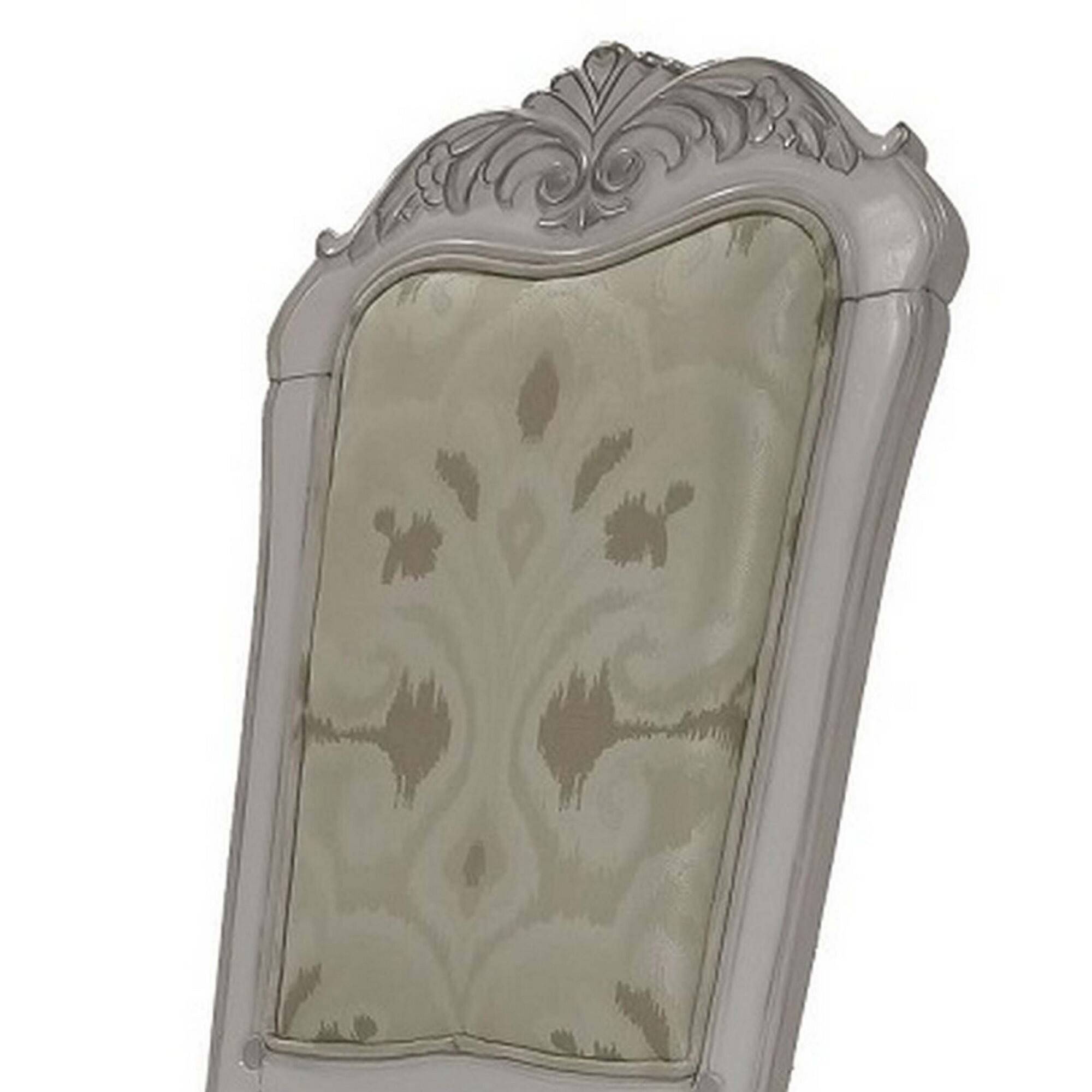 Alt View 3. Manhattan Lane - Aurora 23 Inch Set of 2 Classic Side Dining Chairs - White.