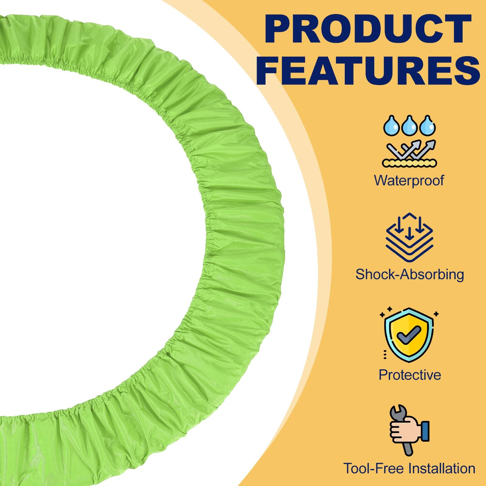 PRODUCT FEATURES  
- Waterproof  
- Shock-Absorbing  
- Protective  
- Tool-Free Installation