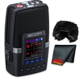 Zoom - H2essential Multi-Mic 32-Bit Float Handy Recorder + Windscreen + More