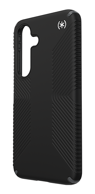 Back. Speck - Speck Presidio2 Grip Case + Magnet - Samsung Galaxy S25 BLACK - Black.