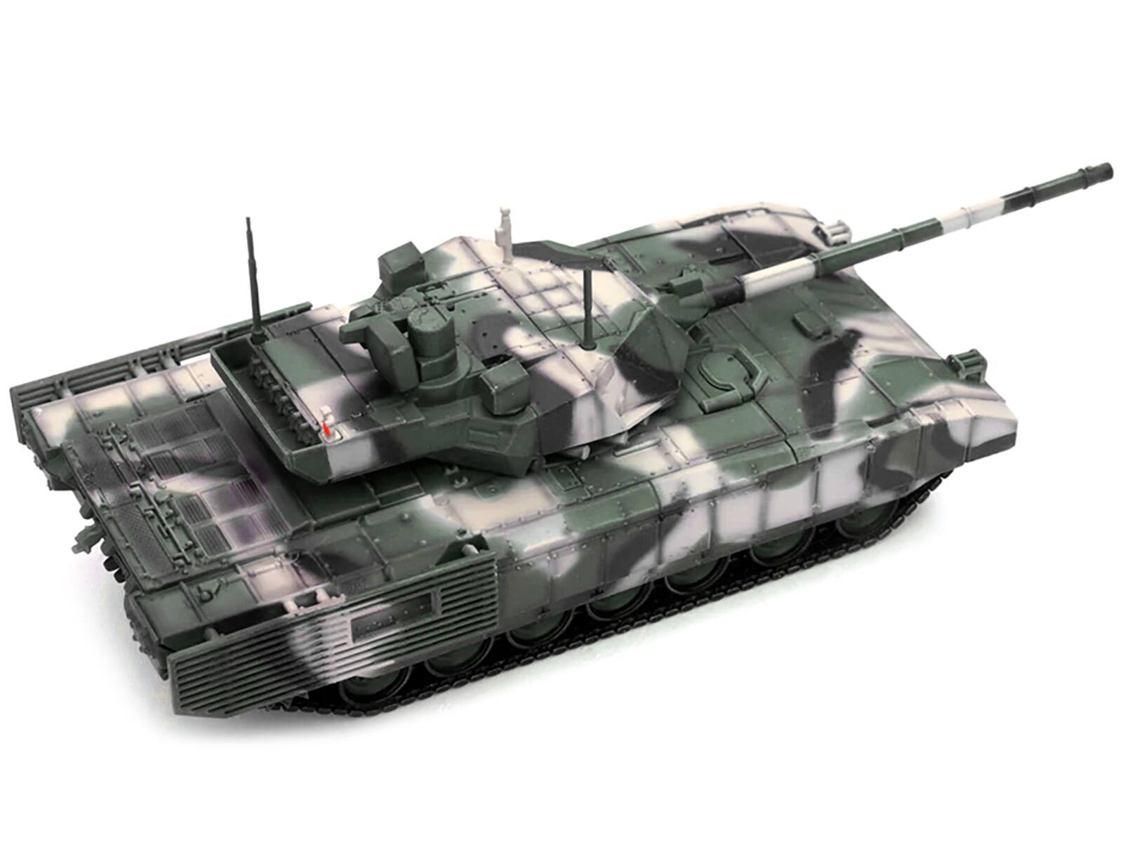 Left. Panzerkampf - Russian T14 Armata MBT (Main Battle Tank) Multi-Woodland Camouflage "Armor Premium" Series 1/72 - Multi-Woodland Camouflage.