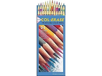 COL-ERASE  
THE ERASABLE COLOR PENCIL  

24 COLORED PENCILS  
CRAYONS DE COULEUR  
LAPICES DE COLORES  
LAPICES DE COLORES  

PRIHADOLOR