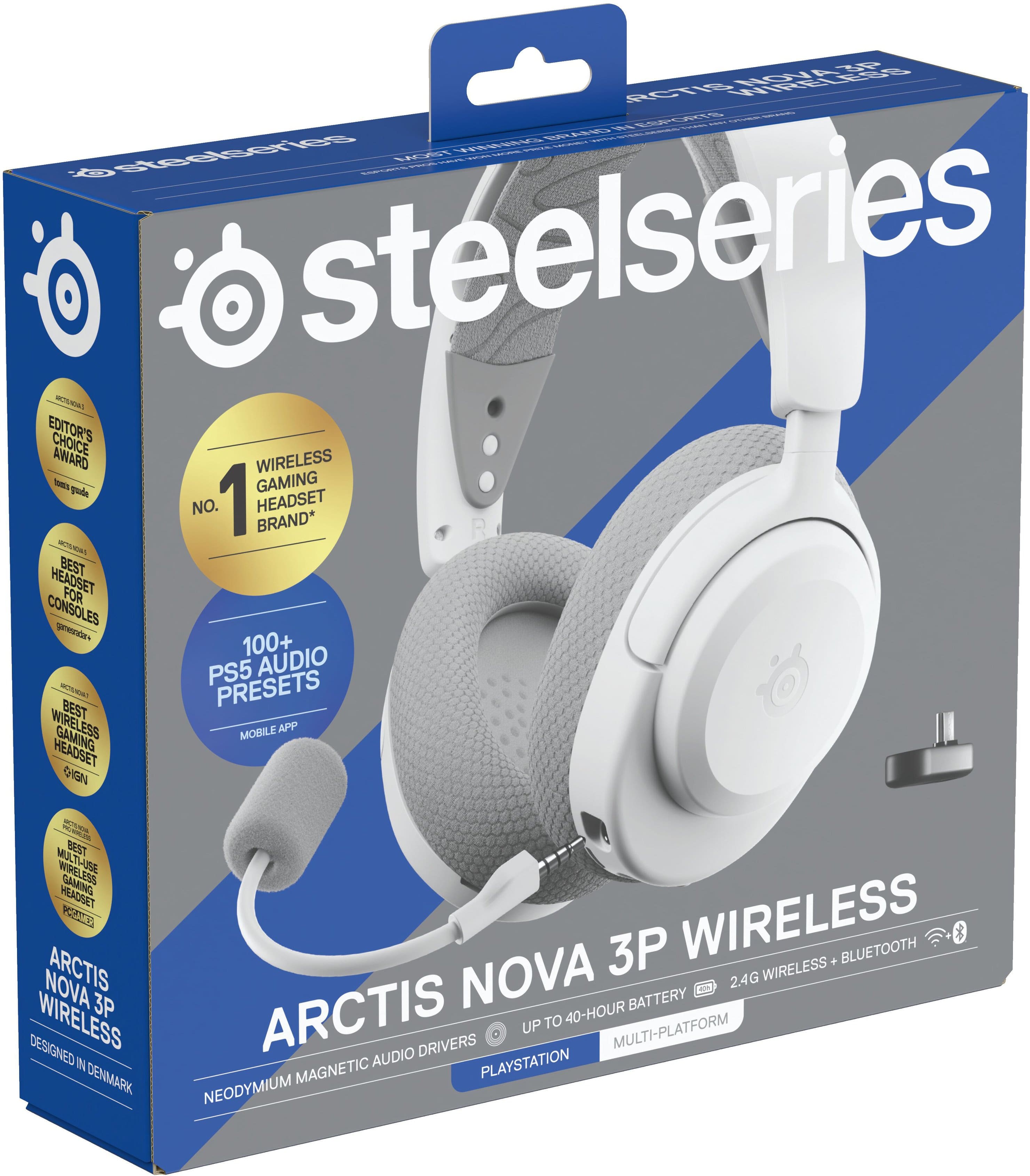 SteelSeries Arctis Nova 3P Wireless Gaming Headset for PlayStation