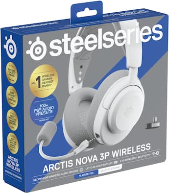 SteelSeries Arctis Nova 3P Wireless Over the Ear Gaming Headset SteelSeries Arctis Nova 3P Wireless Over the Ear Gaming Headset