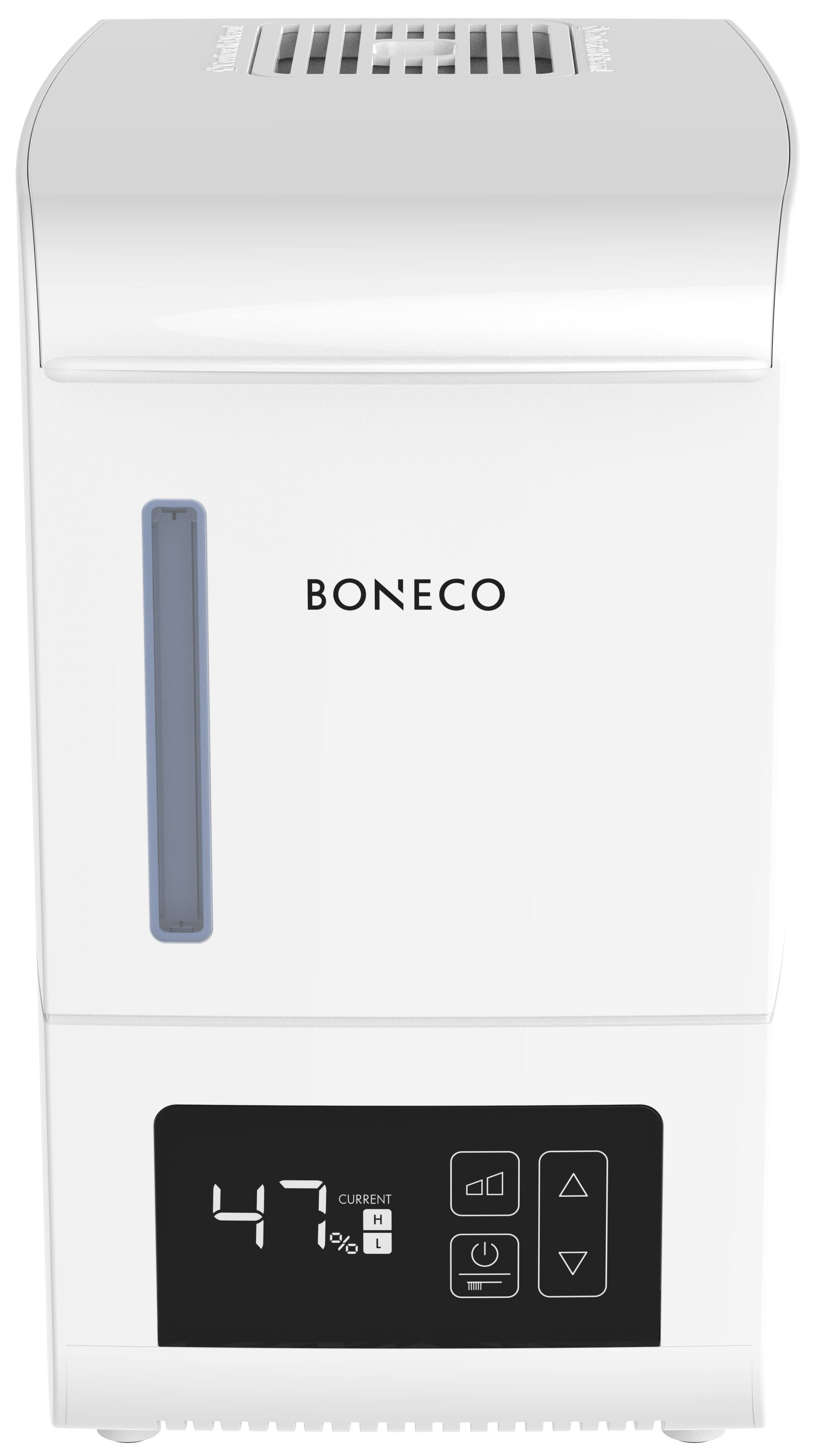 Front. Boneco - S250 1.8 gallon Digital Steam Humidifier - White.