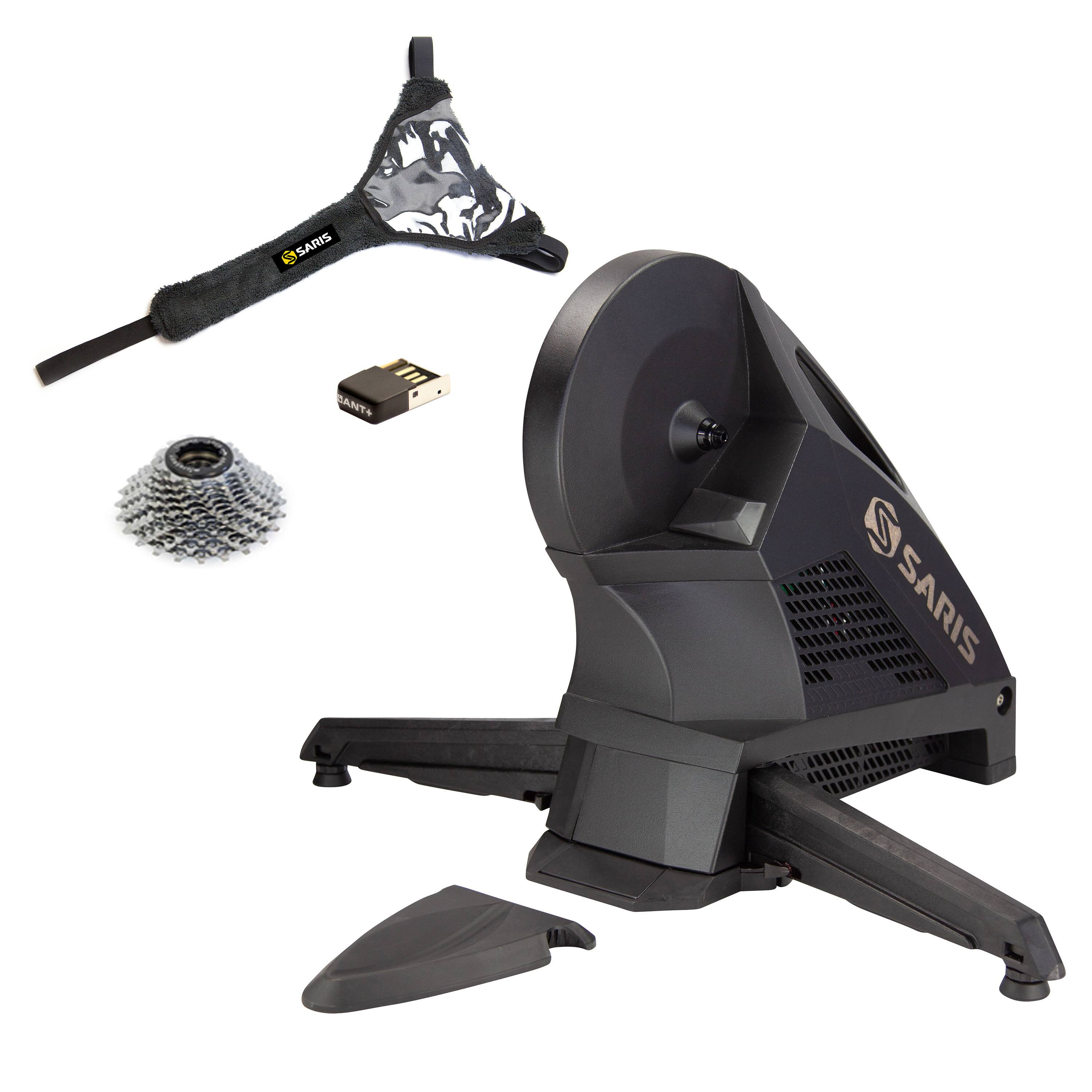 Front. Saris - H3 Direct Drive Smart Trainer Bundle - Black.